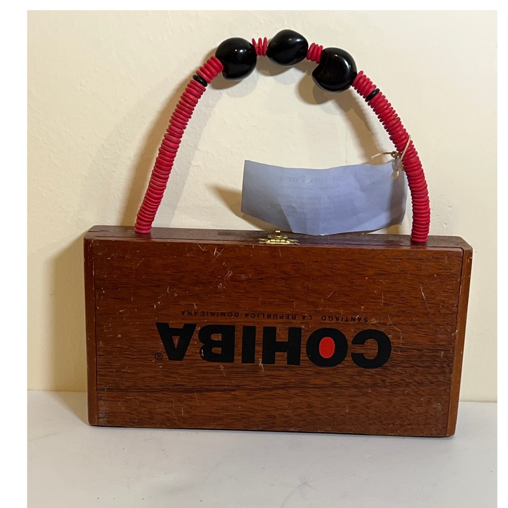 Cigar Box Purse Handmade Repurposed Novelty‎ Shoulder Bag Unique